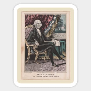 George Washington: The Indispensable Man Sticker